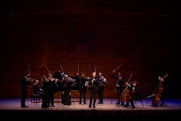 David Rowden performs with Omega Ensemble at the Melbourne Recital Centre, July 13.