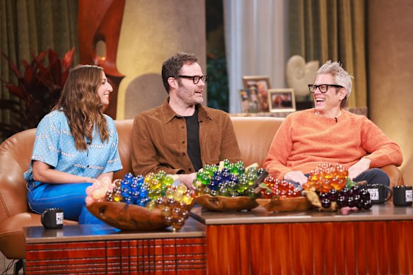 Chelsea Peretti, Bill Hader, Johnny Knoxville at Everybody’s Live with John Mulaney.