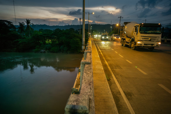A bridge in San Rafael village in Davao where Mr. Matobato said the death squad dumped bodies into the Davao River.