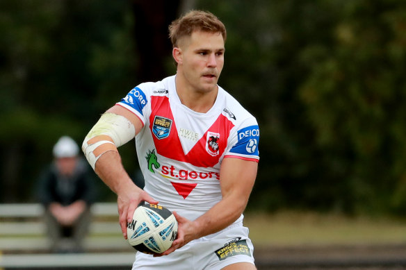 St George Illawarra player Jack de Belin will return to the NRL on Thursday night.