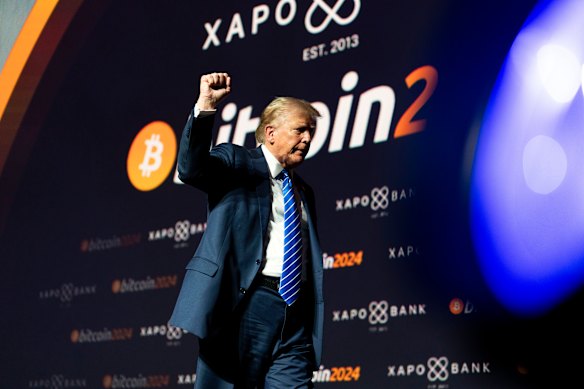 US President Donald Trump has been a big supporter of crypto.