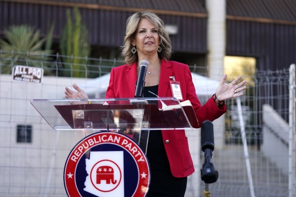 Dr Kelli Ward, chair of the Arizona Republican Party, won support to stay on for another two years by a small margin but enough to give Trump Republicans hope of maintaining relevance.