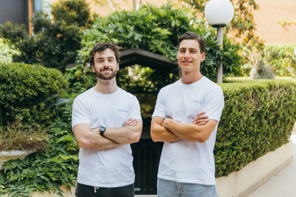 Os fundadores da Kashcade, Patrick Nappa e Alex Simmons.