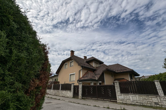 The house in Ljubljana, Slovenia, where the Russian spies who posed as Argentinian citizens, and used the names Maria Rosa Mayer Munos and Ludwig Gisch, lived with their children.