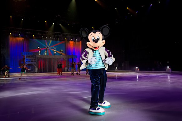 Mickey Mouse in Disney On Ice will come to Rod Laver Arena this weekend
