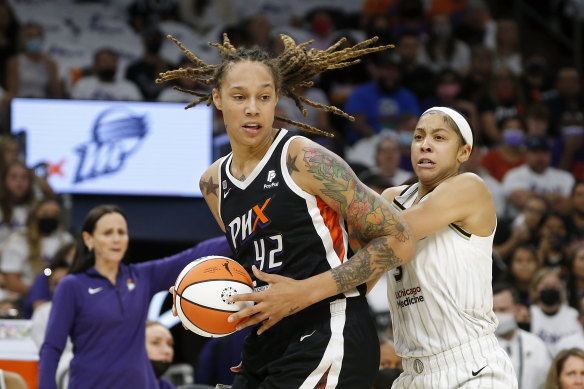 Brittney Griner played for the Phoenix Mercury.