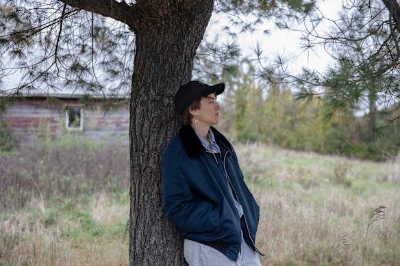 Adele Haenel in Chatham, New York last year. She gave evidence to a Paris court this week.