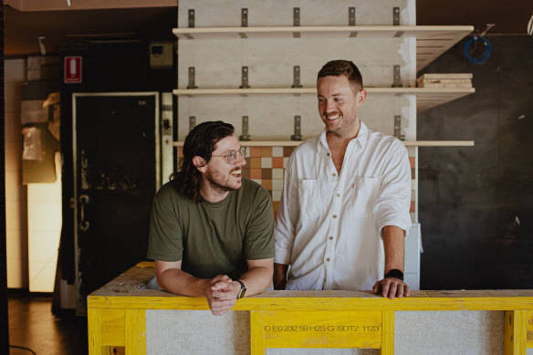 Fior chefs Tristan Rosier (left) and Will Lawson.