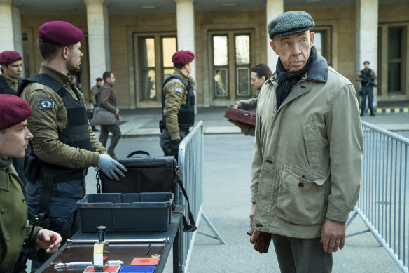 J. K. Simmons works at a highly secretive UN department in <i>Counterpart</i>.