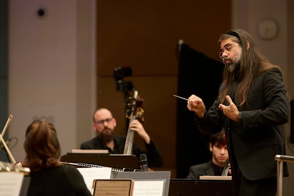 Aaron Wyatt conducts the First Voices Showcase for 2025