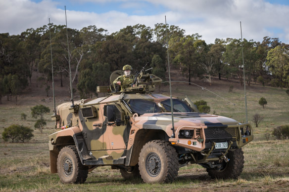 An Australian Army Hawkei.