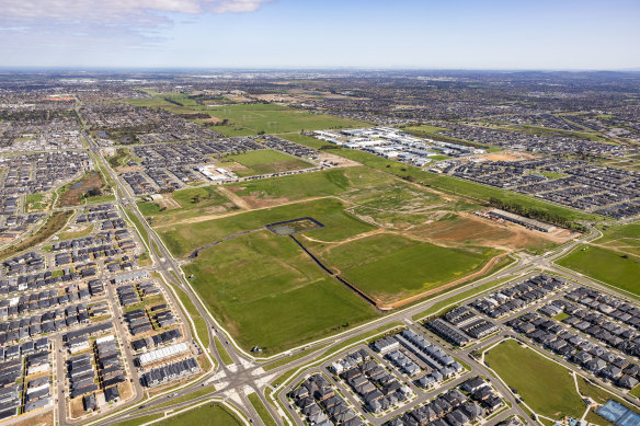 The former clay quarry on the corner of Hardys and Tuckers roads.