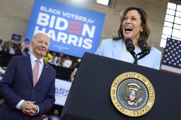 Vice President Kamala Harris has reiterated her support for Biden this month.