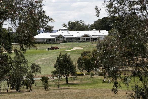 The venue where the beer was consumed, Yarrambat Golf Club in Victoria.