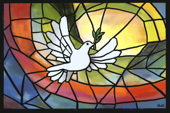 On the cusp of Christmas, faith and hope entwine as thoughts turn to peace.
