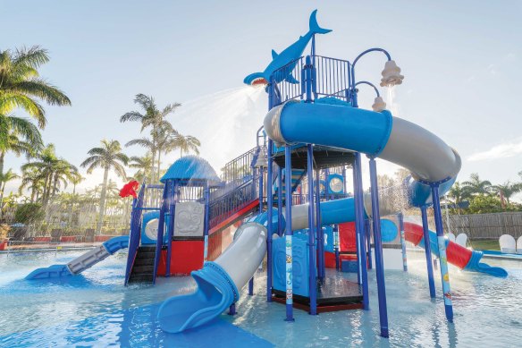 Slides, buckets and fountains … oh my.