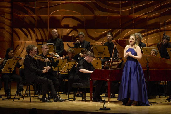 Freiburg Baroque Orchestra performs at Melbourne Recital Centre.
