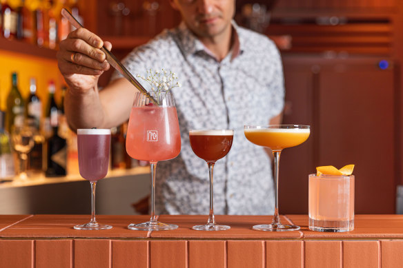 There’ll be a selection of cocktails inspired by Euro-summer.