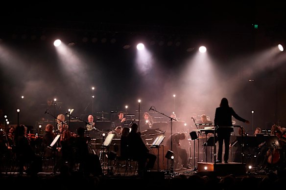 Sigur Ros performs with the Melbourne Symphony Orchestra, May 19, 2025.