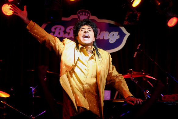 Little Richard performs at B.B. King Blues Club & Grill in New York in 2007. 
