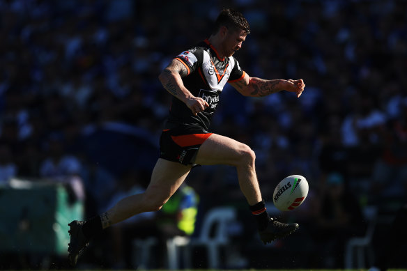 Bateman almost scored from his own kick on Sunday.