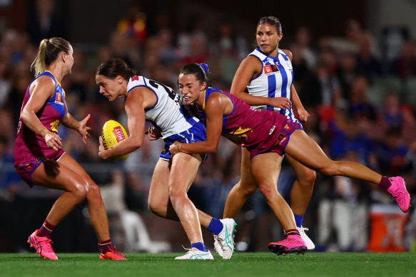 Jasmine Garner in full flight.