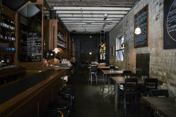 Embla’s cavernous dining room.
