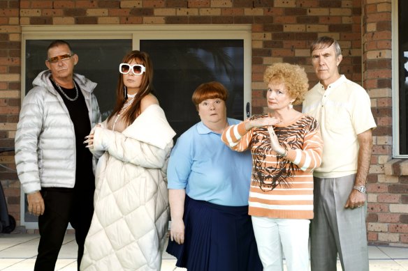 The cast of Kath & Kim: Our Effluent Life. 
