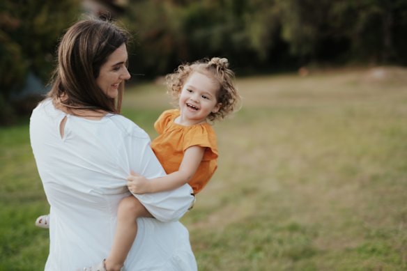 Pippa White with her mother Annah.