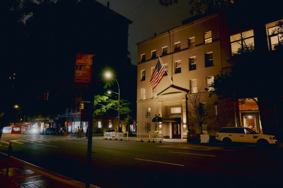 The Frank E. Campbell funeral home, which recently undertook a $US20 million renovation. 