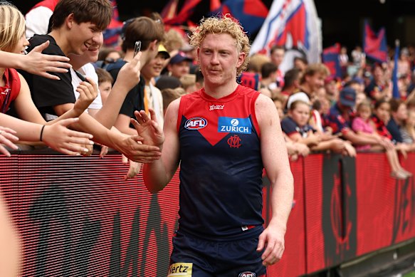 Clayton Oliver will play against the Hawks on Saturday at the MCG.