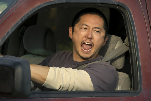 Steven Yeun as Danny in Beef.