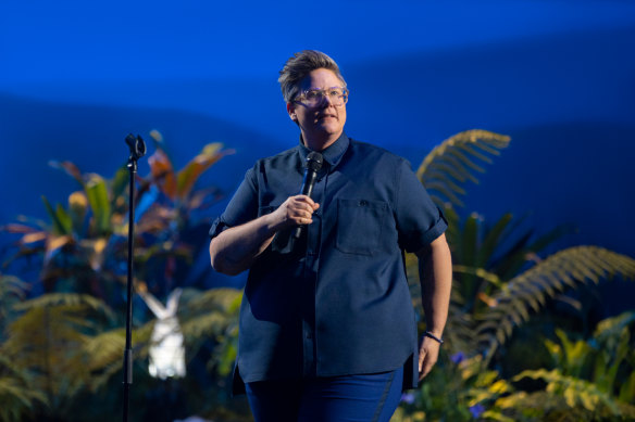 Hannah Gadsby in Something Special at the Sydney Opera House.