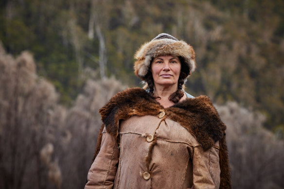 Gina, one of the contestants dropped into western Tasmania for the new series.