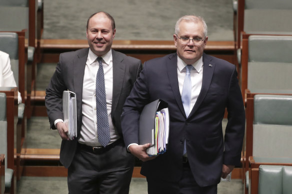 Treasurer Josh Frydenberg and Prime Minister Scott Morrison enjoy a close working relationship.