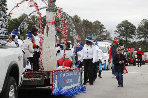 The annual Santa Claus parade.