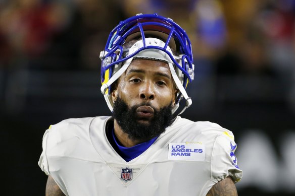 Odell Beckham jnr tested positive for COVID-19 on Tuesday.