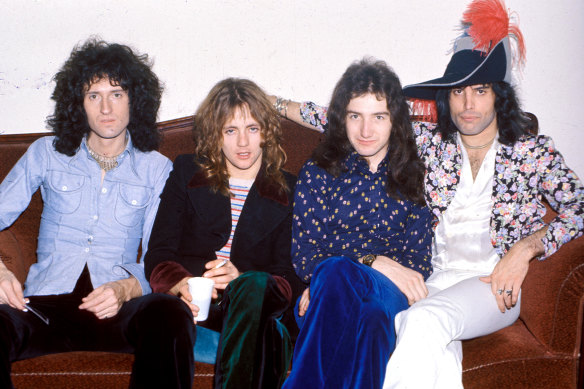 Queen, in 1976