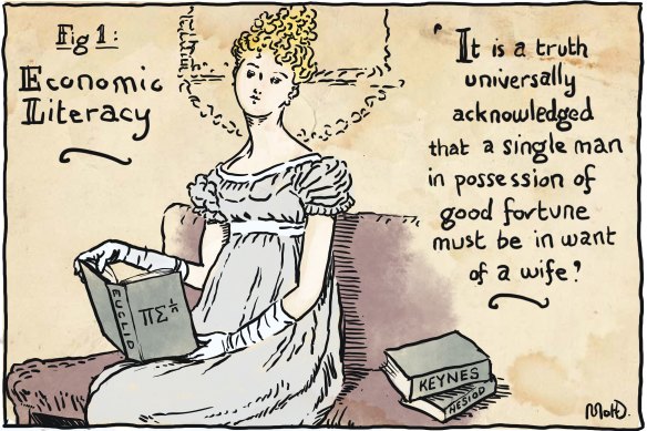 One of the key drivers of the fall in economics enrolments is the drop-off in female enrolments.