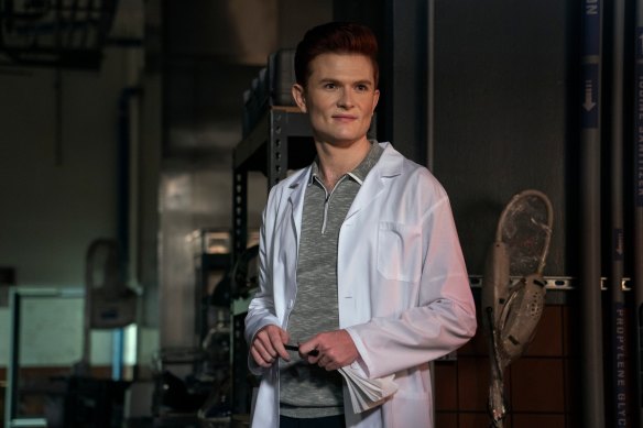 Rhys Nicholson plays a mad scientists in the horror spoof The Imperfects.