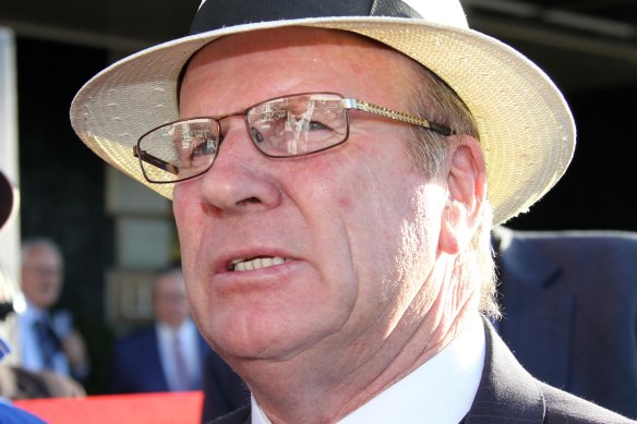Disqualified trainer Robert Smerdon.