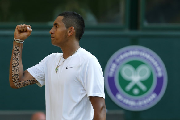 Nick Kyrgios was 19 when he met - and defeated - Rafael Nadal for the first time at Wimbledon in 2014.