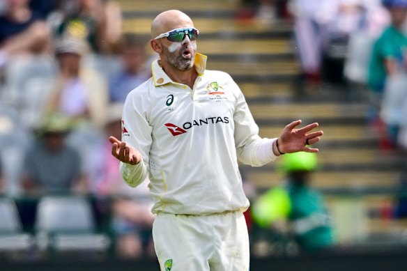 Nathan Lyon at Newlands.