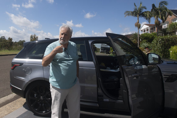 Wally Wehbe outside his home in southern Sydney.