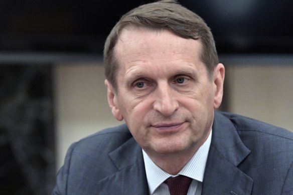 Sergei Naryshkin, head of the Russian Foreign Intelligence Service.