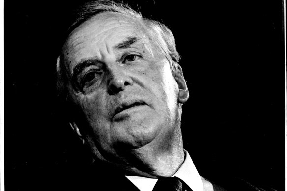 Then Queensland premier Joh Bjelke-Petersen in 1987.