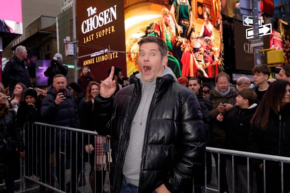 Dallas Jenkins, creator of The Chosen, as the New York City premiere of the show’s fifth season.