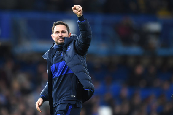 Chelsea boss Frank Lampard was delighted.