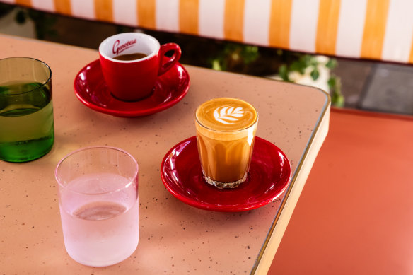 Coffee from Genovese Coffee House in Alexandria.