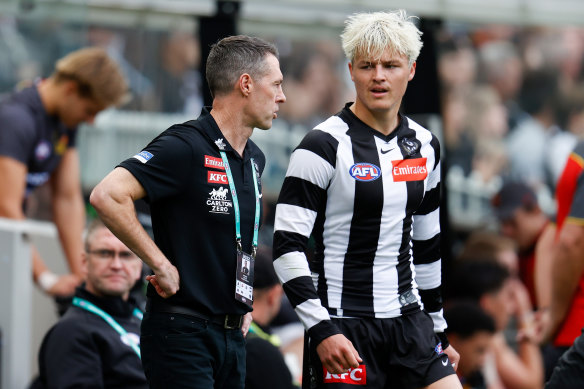 Collingwood will seek clarity from the AFL on its interpretation of the head-high contact rule.